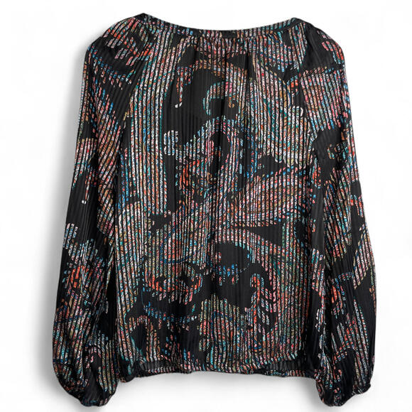 Maeve‎ Madeira Paisley Peasant Blouse Small Semi-Sheer Boho Top Anthropologie - Picture 9 of 9